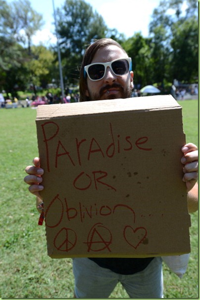 Occupy paradise