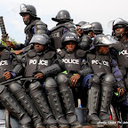 La police nationale Congolaise( PNC). Radio Okapi/ Ph. John Bompengo