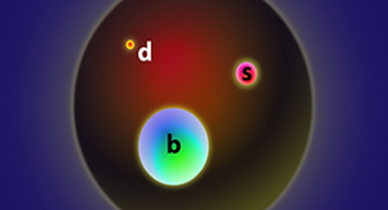 ilustração da partícula Ξb