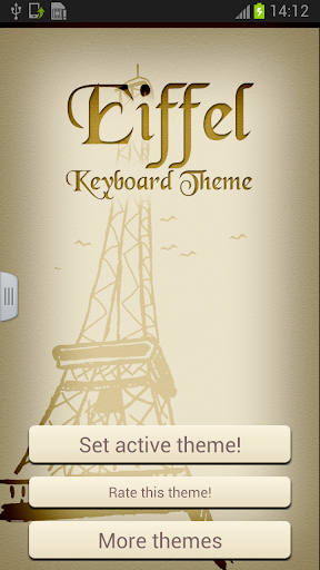 Eiffel Tower Keyboard Theme