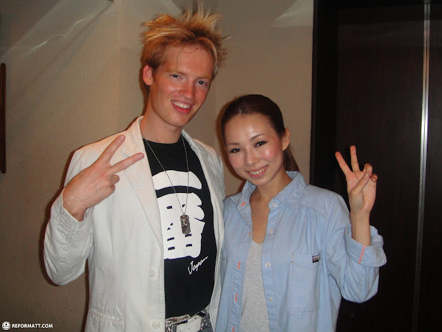 matt and yoshimi in Kabukicho, Japan 