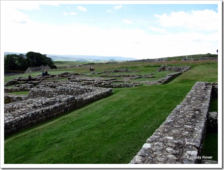 Housesteads Roman fort covers 5 acres.