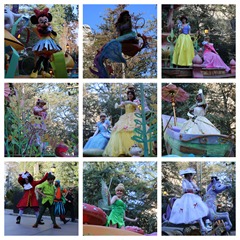 characters parade collage