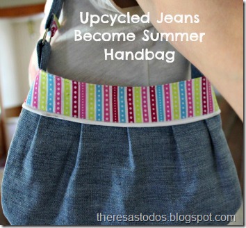 Upcycled Jeans Become Summer Handbag