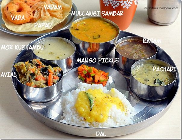 TAMILNADU LUNCH MENU 2 - SOUTH INDIAN LUNCH MENU IDEAS | Chitra's Food Book