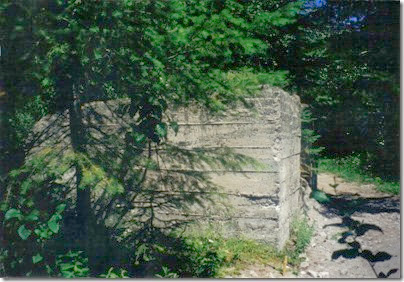 Coaling Tower Foundation at Wellington on the Iron Goat Trail in 2000