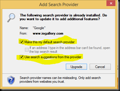 Google Search Provider