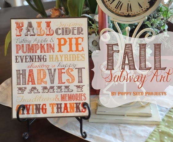Poppy Seed Projects: 15 DIY Thanksgiving / Fall Craft Projects from ...