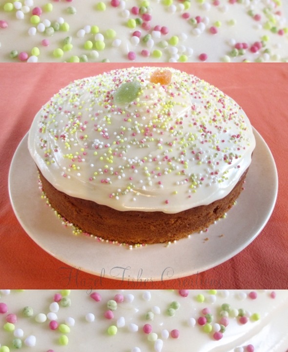 2014Jan19 Apricot Madeira Cake with Sprinkles