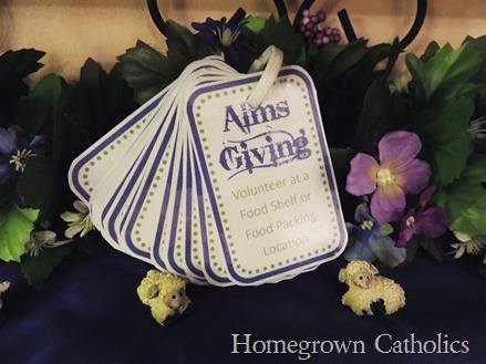 Pray-Fast-Alms Cards