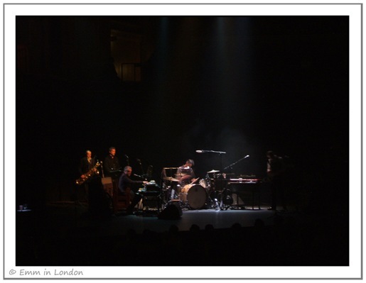 Supporting band PJ Harvey at Royal Albert Hall
