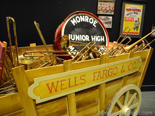 Seventy-six trombones in the Wells Fargo wagon!