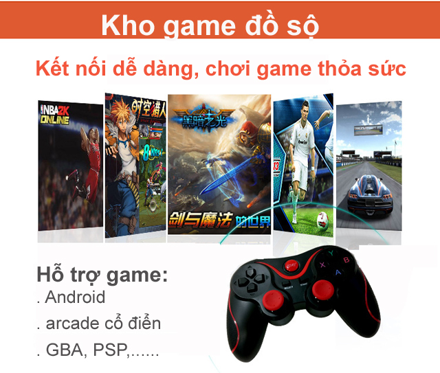 Tay game không dây Gamepad T3 Gamepad T3