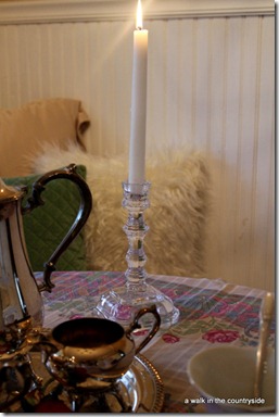 a walk in the countryside: crystal candlestick by godfinger