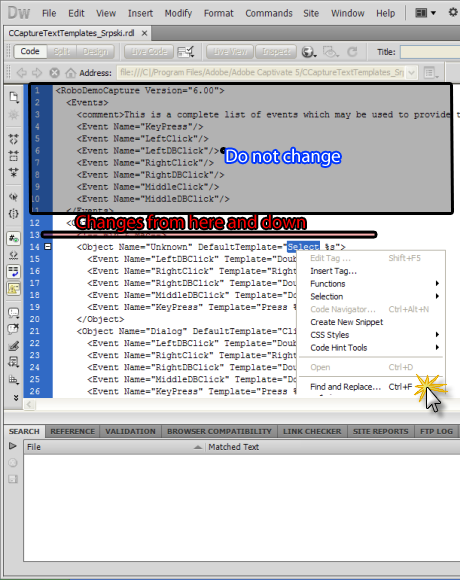 changing_capture_text_template changing_capture_text_template