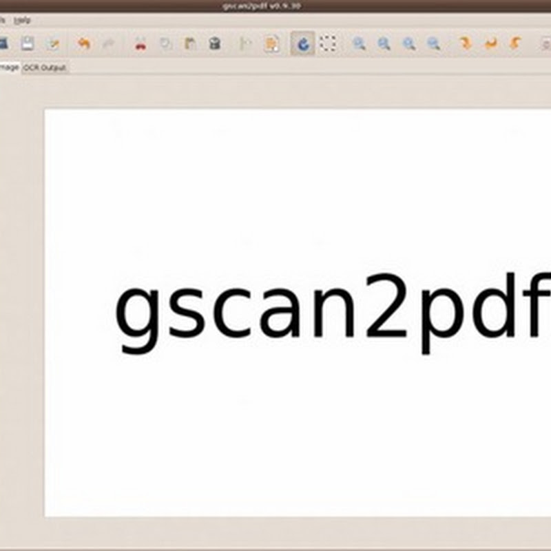Gscan2pdf útil herramienta para extraer el texto de archivos pdf que han sido escaneados como imagen.