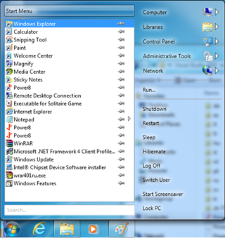 Power8: Windows 8 Classic Start Menu