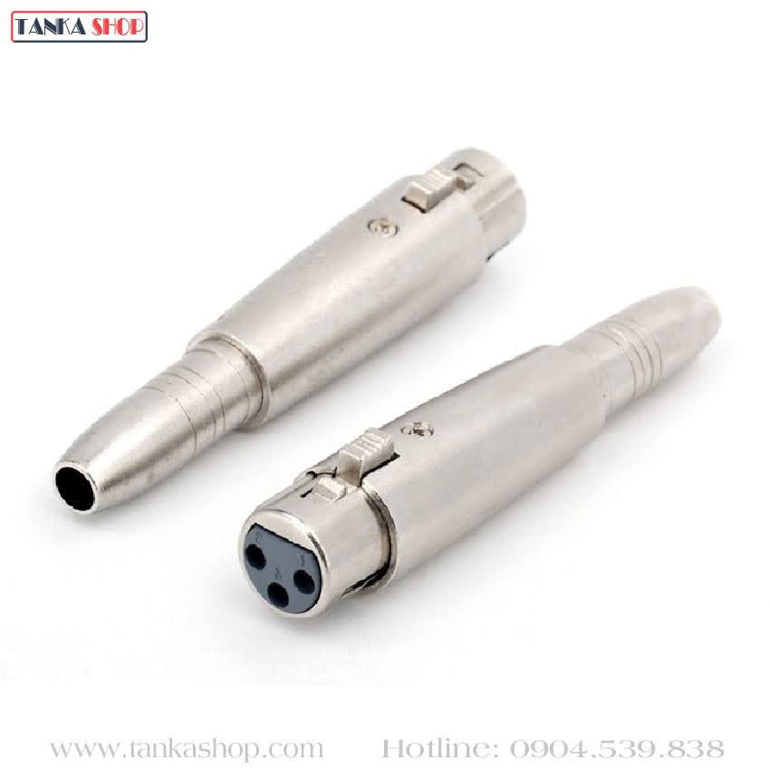Jack chuyển 6.5 cái sang XLR cái Jack chuyển 6.5 cái sang XLR cái