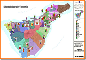Mapa Municipios de Tenerife2