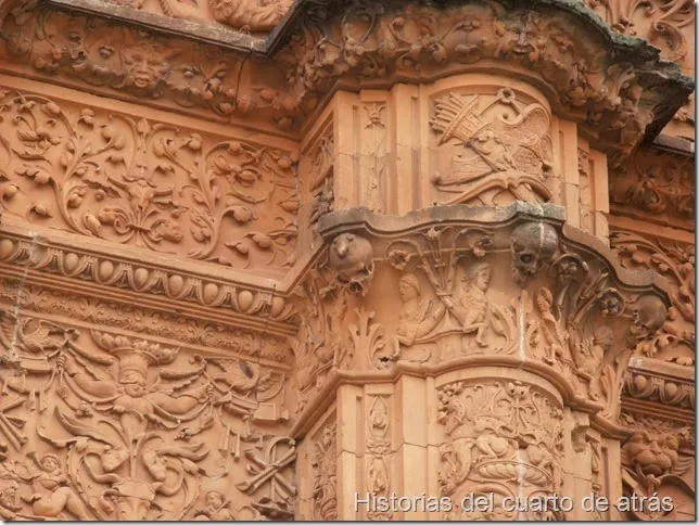 Fachada universidad de Salamanca detalle de la rana