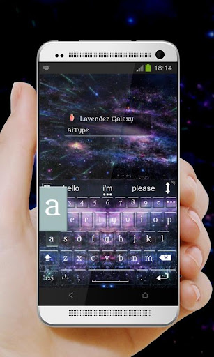 免費下載個人化APP|薰衣草银河 AiType Theme app開箱文|APP開箱王