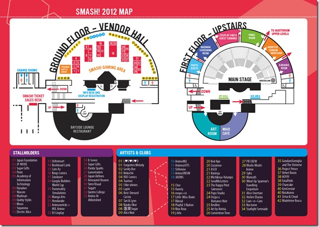 SMASH! 2012 Floorplan