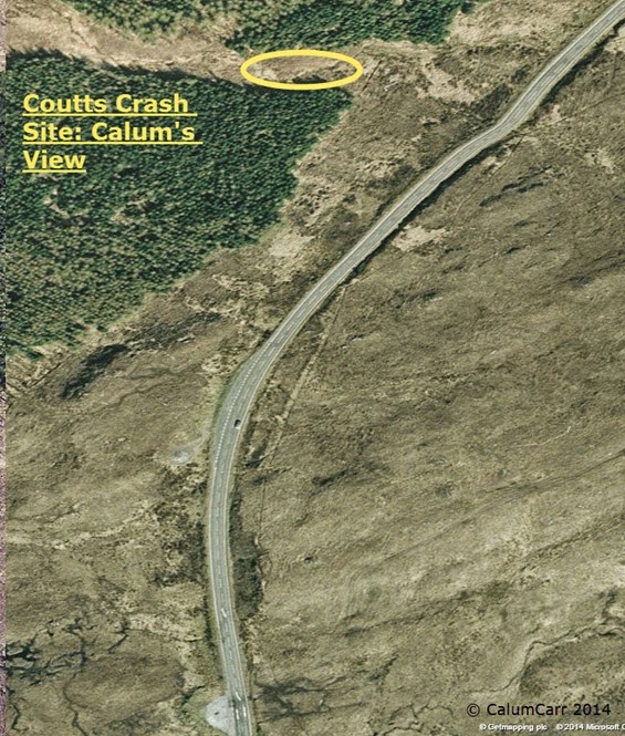 Coutts Crash Site Calums View A Coutts Crash Site Calums View A