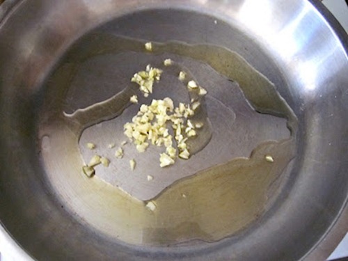 2 sautee garlic