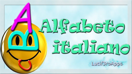 Alfabeto per bambini italiano