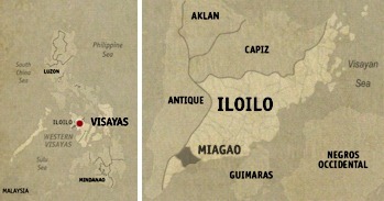 Miag-Ao Location Map