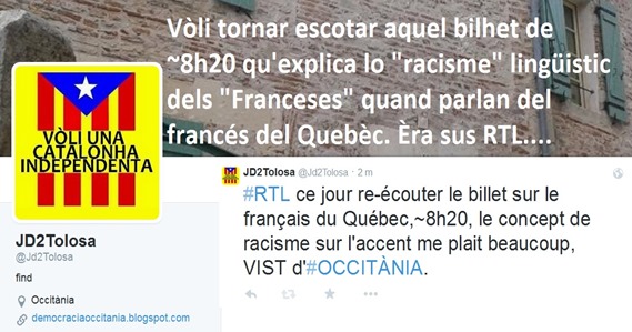racisme lingüistic contra lo francés del Quebèc.