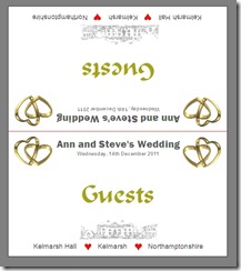 Name Cards for Table