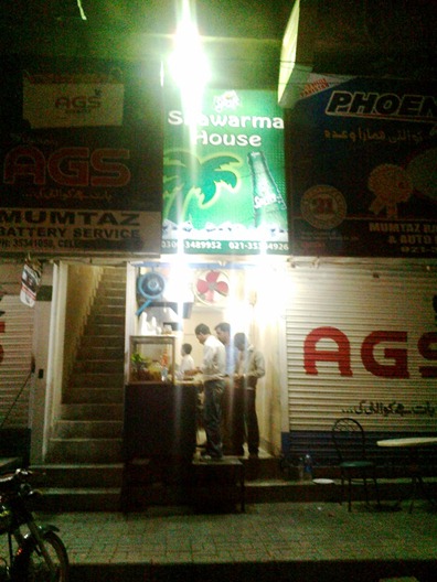Shawarma House at Saba Avenue, DHA, Karachi
