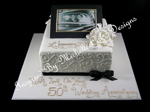 50th wedding anniversary cake