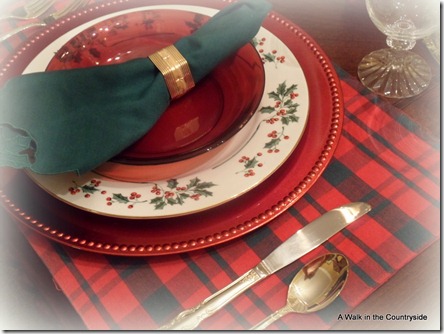 AWalk in the Countryside: Christmas Tablescape
