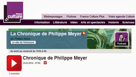 Philippe Meyer cronica del 24 de febrièr Pesticidi