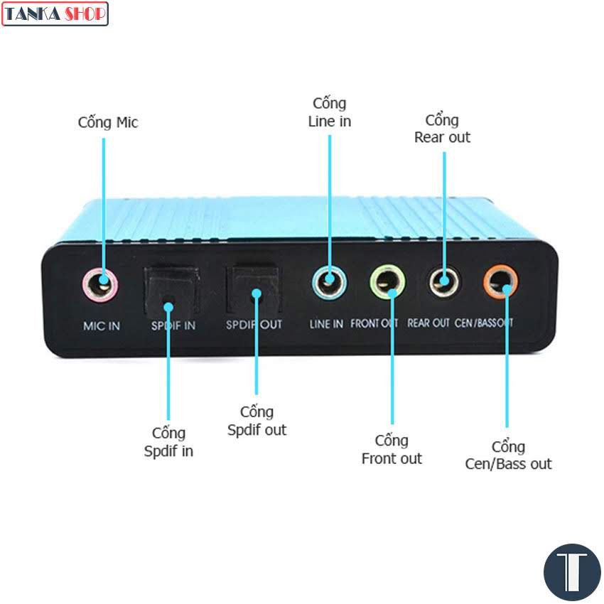 Card âm thanh usb usb sound card
