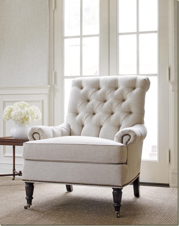 Cambridge Chair - Huntley Herringbone Cream - 7724–C33 - Thibaut Fine Furniture