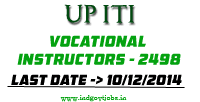 UP-Instructor-2498-Vacancies