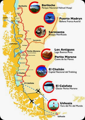 Ruta 40 mapa