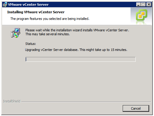 VMware vCenter Server Installer - Installing VMware vCenter Server