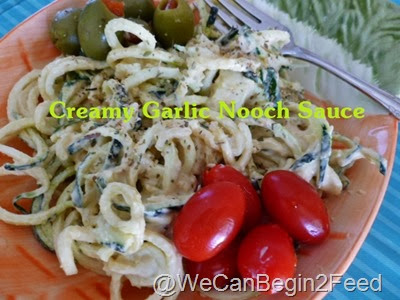 Creamy Garlic Nooch Sauce