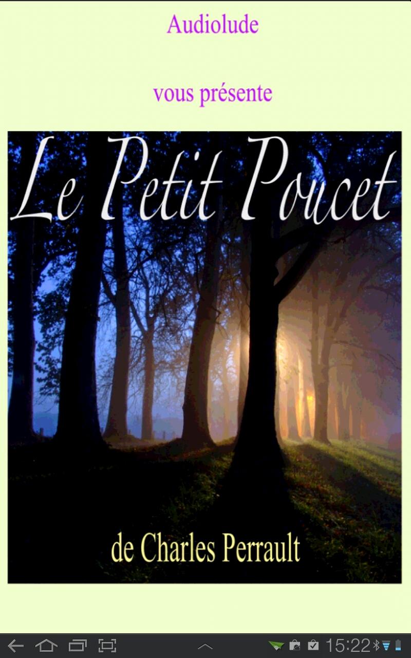 Le Petit Poucet (text + audio) Screen 1