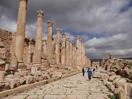 Obiective turistice - Iordania: Orasul roman Jerash