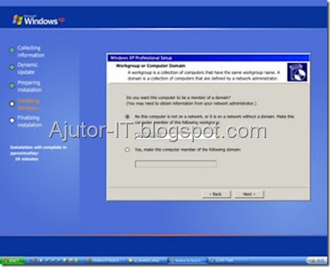 Ghid Instalare Windows XP 13