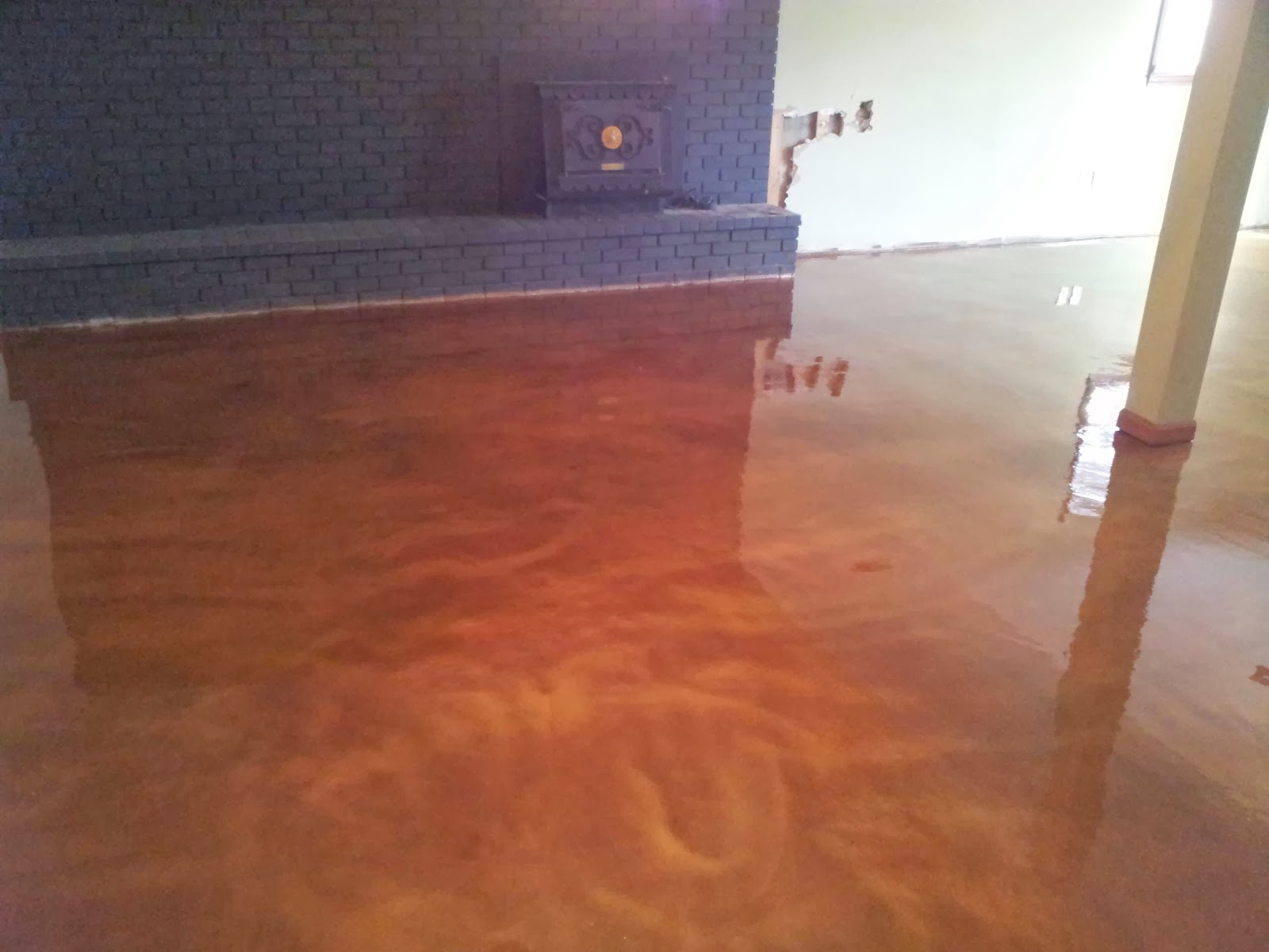 RockSolid Custom Concrete Columbia Missouri concrete staining
