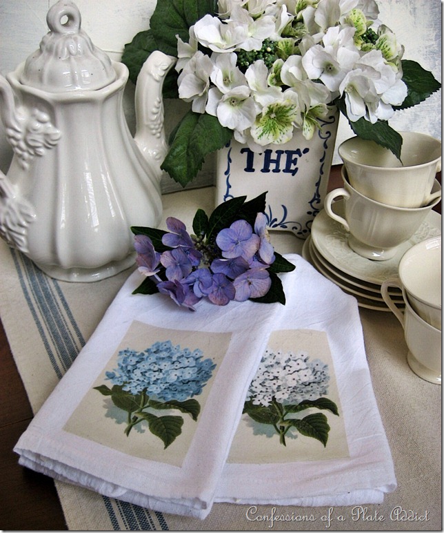 Hydrangea Tea Towels 2