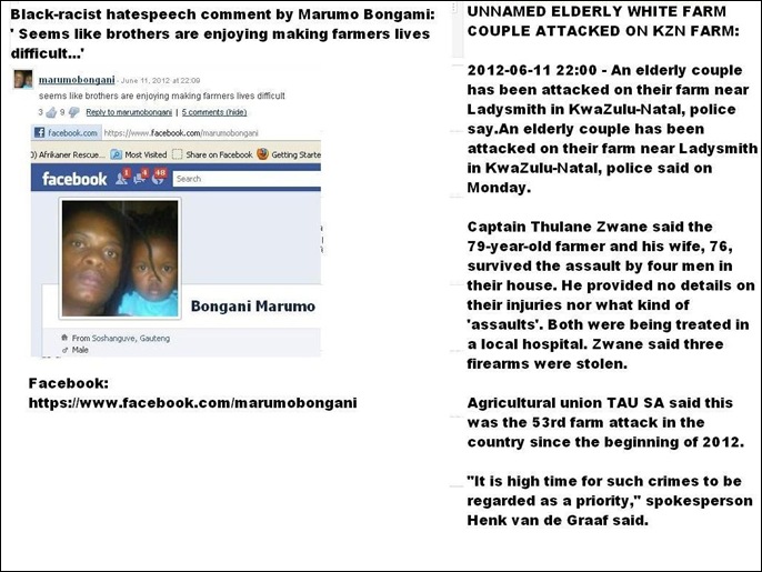 anc hatespeech farmattack old couple June112012 BROTHERS ENJOY MAKING FARMERS LIVES DIFFICULT