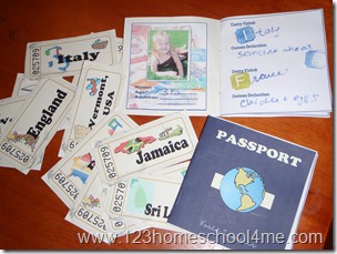 Passport and plane tickets