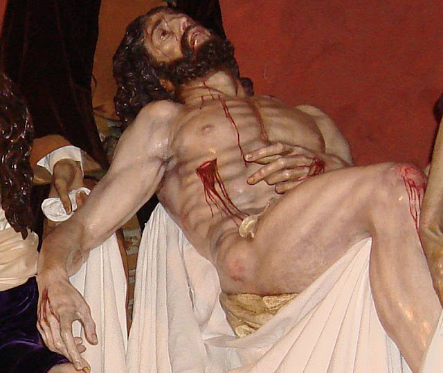 Cristo de la Caridad de Luis Ortega Bru. H. de Santa Marta. I de San Andrés. Sevilla